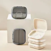 Denture Storage Box Oral Cleaning Teeth Brace Case Retainer Box Leak Proof ABS