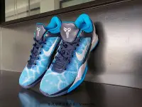 在飛比找Yahoo!奇摩拍賣優惠-NIKE ZOOM KOBE VII SYSTEM 科比 藍