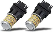 Mandark 7443 Car LED Bulb, 2PCS Super Bright Automotive Reverse Tail Brake Light, Vehicle Daytime Running Backup Lighting Replacement Accessories, Universal for SUV Sedan Truck (Red)