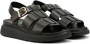 [FitFlop] GEN-FF Fisherman Women's Black Leather Sandals