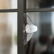 3 Pcs Transparent Sliding Window Locks, Baby Safety Locks for Sliding Doors & Sl