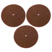 (3) 8" Coarse Cleaning Wheel 180 Grit | Scotch Pad Polishing Buff Bench Grinder