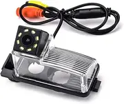 aSATAH 8 LED Car Rear View Camera for Nissan Tiida/Versa Hatchback/Livina/Grand Livina/Pulsar/ 350Z/ 370Z/ Fairlady Z & Vehicle Camera Waterproof Reversing Backup Camera (8 LED)