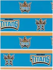 Gold Coast Titans NRL GIFT WRAP Wrapping Paper