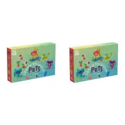 2x 275pc Plus-Plus Learn to Build Pets Kids/Children Fun Building Play Toy 5y+