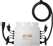 Solar Micro Inverter,1000/1200/1400W Grid Tie Solar Inverter,Mppt Solar Grid Tie Micro Inverter,Ip65 Waterproof Dc 24-40V to Ac 120/230V,Max 50V Input Grid Tie Power Inverter,1400W
