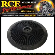 Aeroflow AF2251-1401 14" Blk F/flow Top Plate Blk Cotton Hi Flow & Filtrat