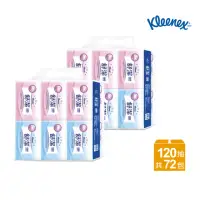 在飛比找momo購物網優惠-【Kleenex 舒潔】商用-抽取式衛生紙輕巧包120抽/7