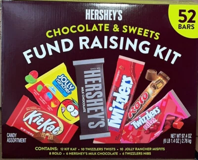 Hershey's Chocolate and Sweets Fundraising Kit (52 Count)