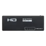 5 Ports 1080P HD 3D Switcher Selector Hub with Remote Controller for TV DVD STB