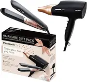 Panasonic Nanoe Hair dryer EH-NA65CN765 & Nanoe Hair Straightener EH-HS99-K765 Value Pack (EH-Haircare Pack)