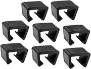BESPORTBLE 8pcs Rattan Furniture Clips Sectional Sofa Fasteners Patio Sofa Clamps Garden Sofa Clamps Wicker Chair Fasteners Sofa Making Clip Rattan Couch Connector Wicker Furniture Connectors