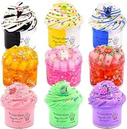 36 Pack Galaxy Slime Kit, DIY Stress Relief Slime Toy, Soft Stretchy and Non-Sticky, for Girls Boys Kids, Classroom Gifts and Party Favors