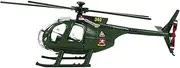 1/100 US Army OH-6A Cayuse Helicopter Model Alloy High-Simulated Airplane Craft Collectibles Souvenir Static Display