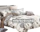 Swanson Beddings Daisy Silhouette 100% Cotton Sheet Set : Fitted Sheet, Flat ...