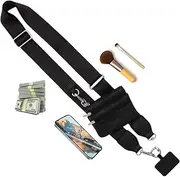 Phone Strap With Zippered Pouch, Strap For Phone With Wallet, Strap With Pouch, Phone Strap,Phone Chain Purse Badge Holder, Stylish For Travelling, Shopping