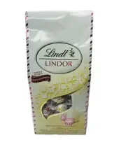 Lindt Lindor Limited Edition White Peppermint Truffle Chocolate Candy Bag 19OZ