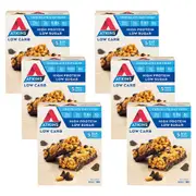 6x 5pc Atkins Low Carb/Sugar Day Break Nutrition Bar 185g Chocolate Chip