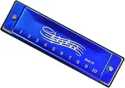EXQUIMEUBLE Harmonica Key of C Beginner Musical Instrument Tones Portable and Lightweight for Learning and Music Exploration