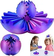 DONGTATA Gear Ball 3D Printed Gear Balls Fidget Toys Gear Ball Fidget Gear Sphere for Sensory Needs and Autism Fidget Toy for Stress Relief Anxiety Relax Whirling Wonder Fidget Toys