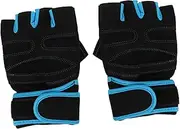 [TOGEVAL] Half Finger Sports Gloves Snowmobile Touch Car Gloves Bike Gloves Fingerless Gloves Men Manicure Extra Padded Cycling Gloves Motocross Cloth Black