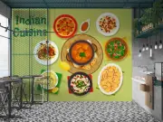 3D India Food Wallpaper Wall Murals Removable Wallpaper 2