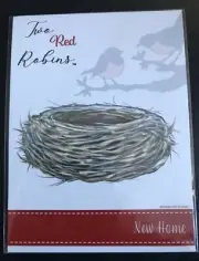 Birds NEST + TWIGS - NEW HOME DIE TR0050 x TWO RED ROBINS - Free download - Ret.