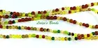 Czech Strung Pressed Glass Bead Mixes - Demeter Mix
