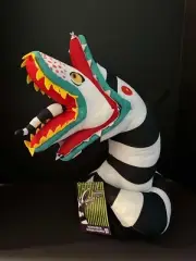Beetlejuice Sandworm 18" Plush Halloween Greeter Decoration NWT Weighted Gemmy
