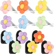 Daisy Air Vent Clips 12pcs Cute Flower Car Vent Clips Charms Car Diffuser Vent Clip Car Adhesive Daisy Boho Car Accessories