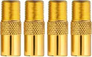Alnicov 4pcs Antenna Satellite Adapter Female to Coaxial Connector (IEC) - Satellite Cable Adapter for TV, Receiver, Radio with IEC Coaxial Connection