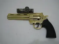 在飛比找Yahoo!奇摩拍賣優惠-823生存遊戲-RX613 蟒蛇左輪 金色/銀色 水彈槍 電