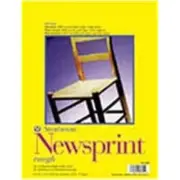 Strathmore 307-812 Newsprint Pads- 12 X 18 In.- 50 Sheet