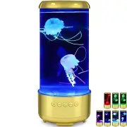 Jellyfish Lamp with Bluetooth White Noise Sound,7-Color Changing Light with 5...