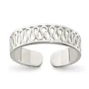 Sterling Silver Solid Toe Ring
