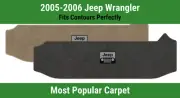 Lloyd Ultimat Small Cargo Carpet Mat for '05-06 Jeep Wrangler w/Jeep Grill Logo (for: Jeep)
