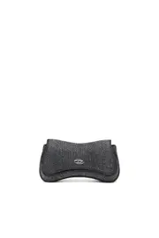[Diesel] Diesel - Play-Clutch in crystal denim - Clutches - Woman - Black UNI Black