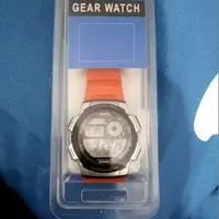 在飛比找蝦皮購物優惠-CASIO卡希歐 10年電力手錶-橘
