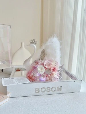 Elegant Pink Swan Everlasting Flower – A Symbol of Eternal Love&Grace