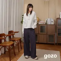 在飛比找蝦皮商城優惠-【gozo】gozo三次方可拆袖造型帽T(淺灰/深灰_F) 