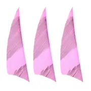 Muddy Buck Gear 2" RW Shield Barred Feathers - Flo Pink (50 Pack)