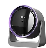 Desktop Fan, Silent USB Rechargeable Desk Fan, Powerful Personal Cooling with Adjustable Speeds, 17.6x8.6x19.1cm Wall-Mounted Ventilator, for Bedroom, Offices, Travel