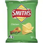 Smiths Crinkle Cut Chicken Potato Chips Pack 170g