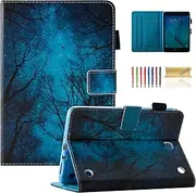 Previous Galaxy Tab A 8.0 2015 Case, SM-T350 Case, Dteck Protective Leather Smart Case [Auto Sleep/Wake] Cute Flip Folio Stand Cover Samsung Galaxy Tab A 8 Inch 2015 Release-Green Forest