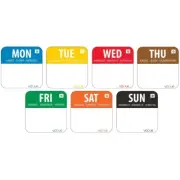 DISSOLVABLE FOOD ROTATION LABEL KIT 20MM (PACK OF 7000) CF439