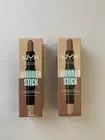 NYX Wonder Stick Cream Highlight & Contour Stick WSR02 Universal Light -Set Of 2