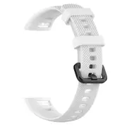 3PC Smart Watch Silicone Wrist Strap Watchband for Huawei Honor Band 4 (White)