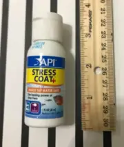 API STRESS COAT Aquarium Water Conditioner 1-Oz Bottle Liquid Form Aloe Extract