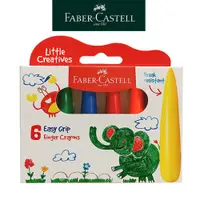 在飛比找蝦皮商城優惠-【Faber-Castell】學齡子彈可擦拭蠟筆6色/肌肉發