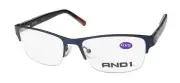 AND1 ANDO510 EYEGLASS FRAME/GLASSES ADJUSTABLE NOSEPADS CLASSIC SHAPE BRAND NAME
